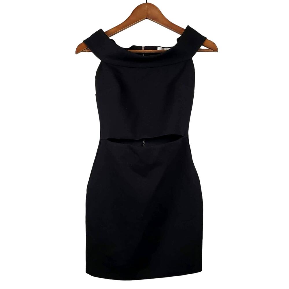 NEW! BEC + Bridge Dress Off Shoulder Full Zip Sheath - 2
